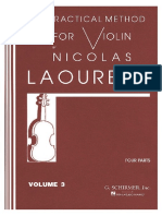 VIOLINO - MÉTODO - Laoureux - Volume 3