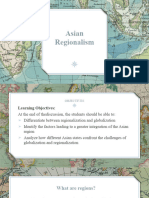 Midterm 1.1 Asian Regionalism
