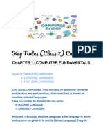 Computer Science (Chapter 1) (Class 7) Computer FUNDAMENTALS