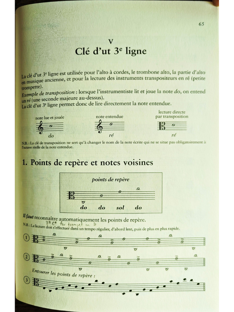 Alto & Tenor Clef | PDF