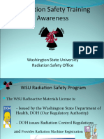 Radiation Safety Training Awareness
