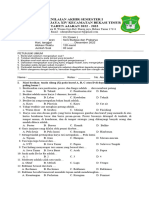 Penilaian Akhir Semester I SBDP Kelas 6 22-23