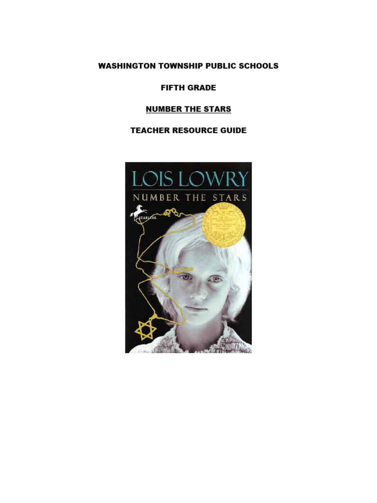Number The Stars Reading Unit | PDF