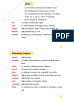 U5 - Essential Vocabs