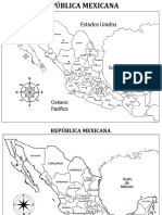 Mapa Republica Mexicana Con Nombres