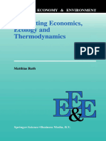 Integrating Economics, Ecology and Thermodynamics (Z-Lib - Io)