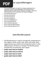 Java LayoutManagers