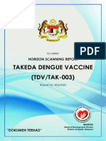 TB Takeda Dengue Vaccine (TDV - Tak-003) 002 - 2020