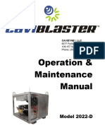 CaviBlaster - 2022-D - Operation and Maintenance Manual