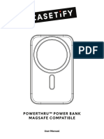 Powerthru Power Bank Magsafe Compatible User Manual