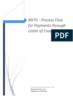 IREPS Process Flow For Payments Through Letter of Credit Version