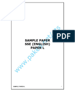 Sample Paper Sse Paper L