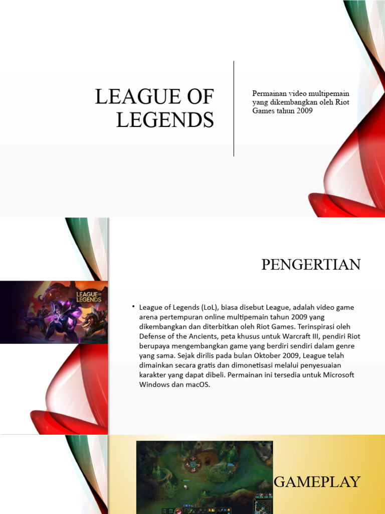 Sejarah dan Gameplay League of Legends | PDF