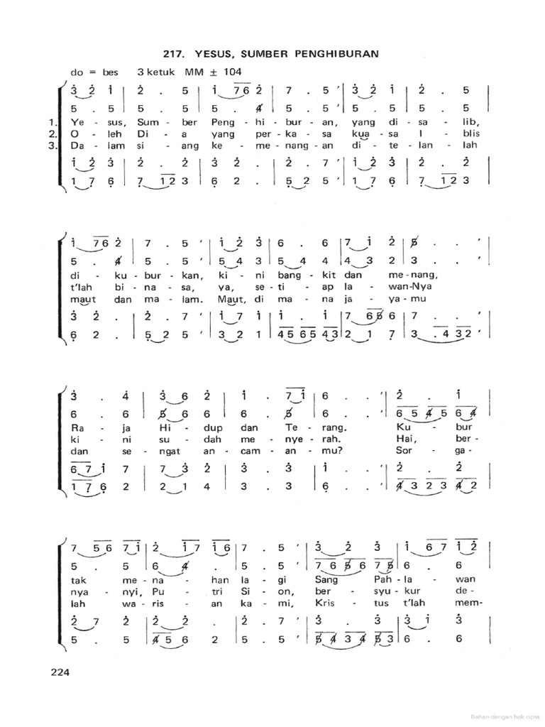 Lagu Yesus Sumber Penghiburan Pdf