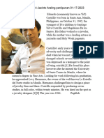 Araling Panlipunan Assignment - Sapphira January 17, 2023