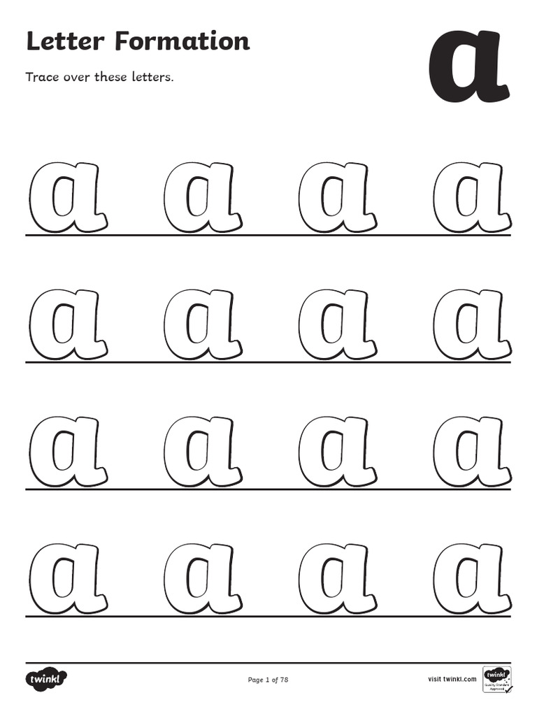 T S 129 A Z Letter Formation Worksheets - Ver - 4 | PDF