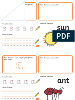 T L 8970 S A T P I N Make Read Write Activity Mats English