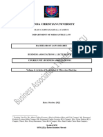 Vol. 3 UcU Notes On Articles of Association and Ultravires, Oct 2023