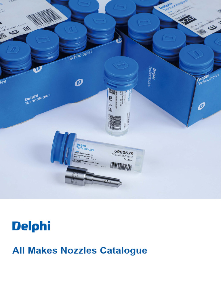 Delphi All Makes Nozzles Catalogue | PDF | Transport | Manufactured Goods