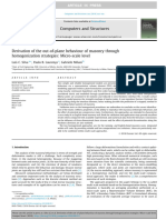 L. C. Silva Et Al., 2018. Derivation of The Out-Of-Plane Behaviour of Masonry Through Homogenization Strategies - Micro-Scale Level