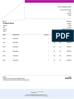 Landscaping Invoice 03