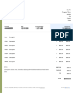 Landscaping Invoice 19
