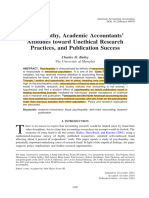 Bailey (2015) - Psychopathy, Academic Accountants' Attitudes Toward Unethical Research Practices, and Publication Success
