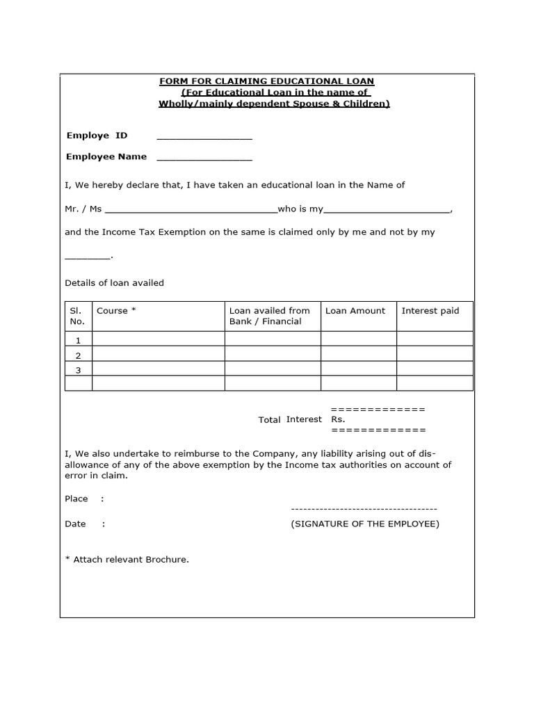 education-loan-declaration-form-pdf