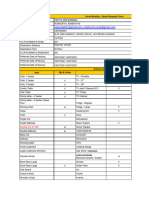 Verto Moblity - General Survey Sheet