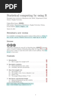 Statistical Computing by Using R