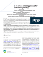 Screen Printing Optimisation Paper