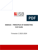 Principles of Marketing - Trimester 2 2023-2024