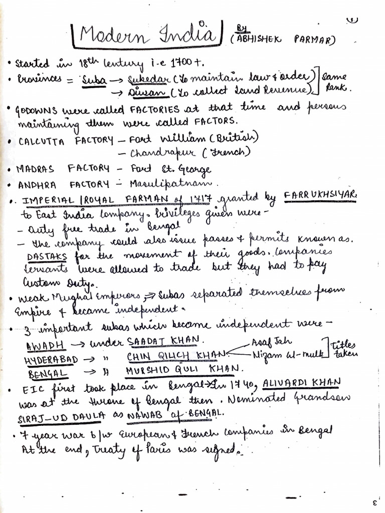 Modern Indian History | PDF