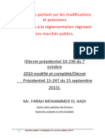 Support Pédagogique Modifications À La Réglementation Des Marchés Publics 2015. PDF - Final