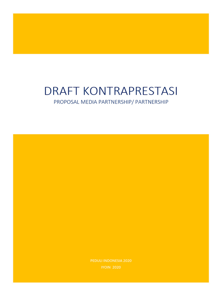 Proposal Kemitraan Media 2020 | PDF
