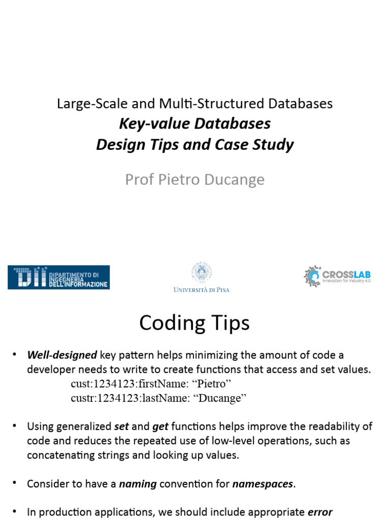 Key-Value Database Design Insights | PDF | Databases | No Sql
