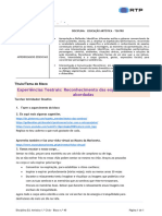 40 - Educação Artística - 1º Ciclo - Experiências Teatrais - Reconhecimento Das Expressões Artísticas Abordadas