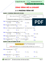 5.1 Phương Trình Mũ - PT Logarit BT-đã G P