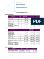 Room Rate Quotation (July-December)