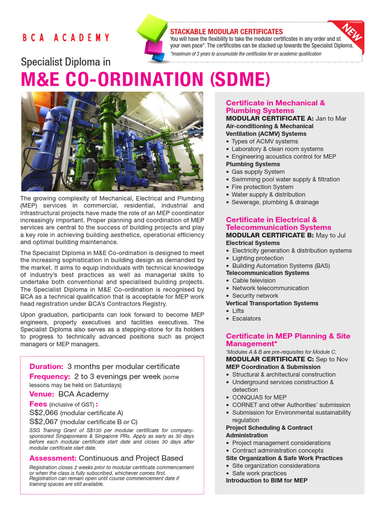 Specialist Diploma in M&E Coordination | PDF | Diploma