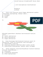 KD 3.1 Mengenal Karya Imajinatif Dua Dan Tiga Dimensi. 2