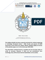 Lower Secondary Checkpoint 2024 - Draft