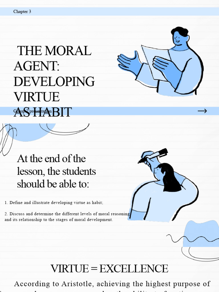 The Moral Agent: Developing Virtue As Habit | PDF | Virtue | Reason