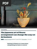 The Japanese Art of Flower Arrangement Can Change The Way We Do Business