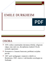 E Durkheim