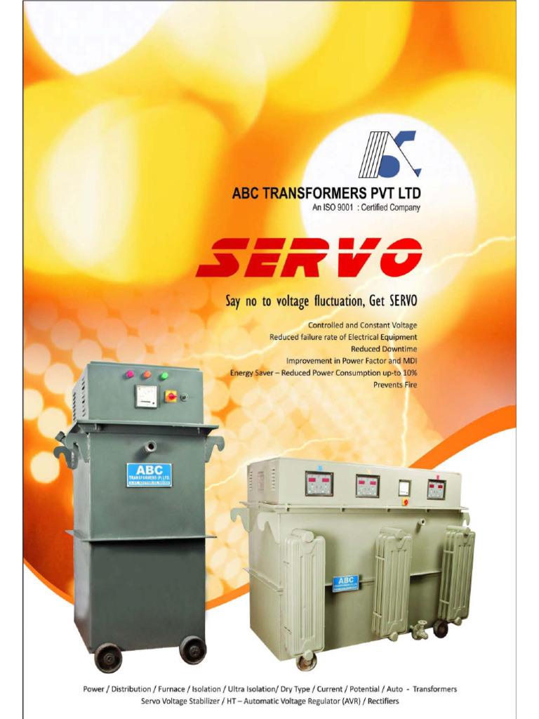 E Servo Brochure Pdf