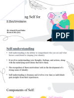 Understanding Self For Effectiveness
