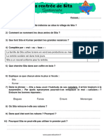 3 B La Rentrée de Sita Cm1 Cm2 Questionnaire Chapitre1