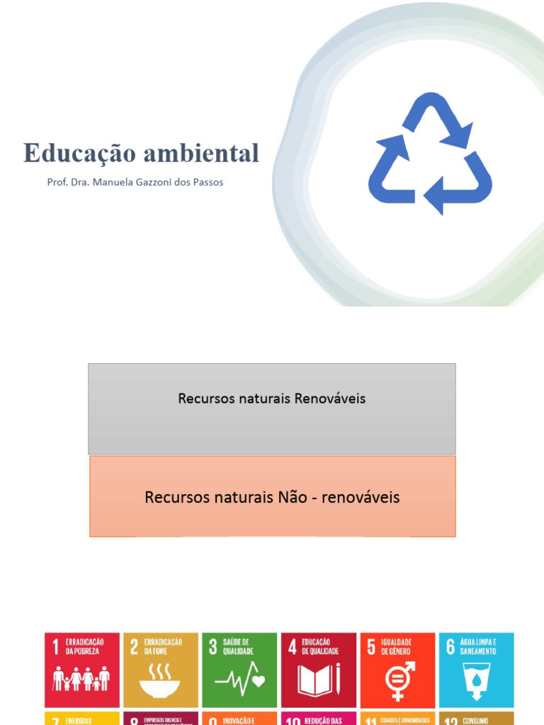 Educação Ambiental e Gestão de Resíduos | PDF | Desperdício | Reciclagem