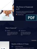 The Power of Teamwork in IT